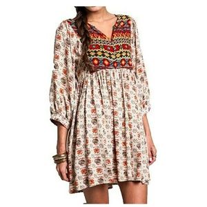 Umgee aztec Dress tunic Medium
